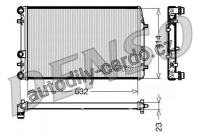 Chladič motoru DENSO (DE DRM27005)