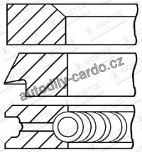 Sada pístních kroužků GOETZE 08-215300-10