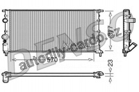 Chladič motoru DENSO (DE DRM23054)