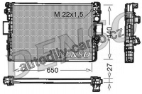 Chladič motoru DENSO (DE DRM12003)