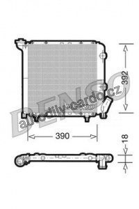 Chladič motoru DENSO (DE DRM23029)