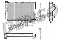 Chladič motoru DENSO (DE DRM23040)