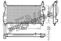 Chladič motoru DENSO (DE DRM24003)