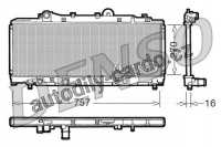 Chladič motoru DENSO (DE DRM13001)