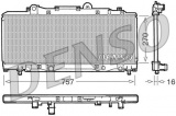 Chladič motoru DENSO (DE DRM13002)