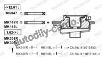 Horní uložení tlumiče MONROE (MOMK147, MO MK147) - CITROEN/FIAT (2 POD.+ 2 ložiska )