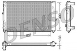 Chladič motoru DENSO (DE DRM02020)