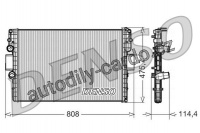 Chladič motoru DENSO (DE DRM12010)