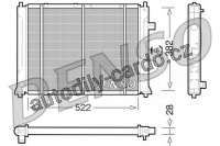 Chladič motoru DENSO (DE DRM24014)