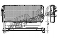 Chladič motoru DENSO (DE DRM02040)