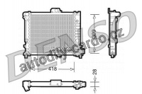 Chladič motoru DENSO (DE DRM25004)