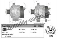 Alternátor DENSO (DE DAN1095)