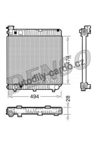 Chladič motoru DENSO (DE DRM17001)