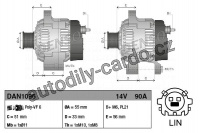 Alternátor DENSO (DE DAN1096)