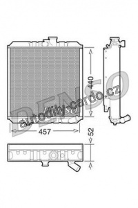 Chladič motoru DENSO (DE DRM14001)