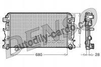 Chladič motoru DENSO (DE DRM17009)