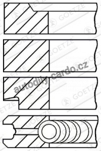 Sada pístních kroužků GOETZE 08-314900-10