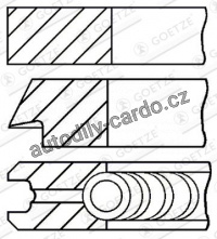 Sada pístních kroužků GOETZE 08-110900-00