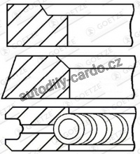 Sada pístních kroužků GOETZE 08-317600-10
