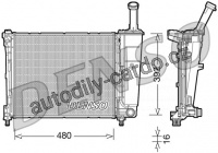 Chladič motoru DENSO (DE DRM13016)