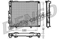 Chladič motoru DENSO (DE DRM17040)