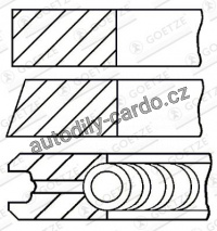 Sada pístních kroužků GOETZE 08-321500-00