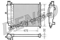 Chladič motoru DENSO (DE DRM09028)
