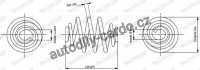 Pružina tlumiče pérování MONROE (MO SP3411)