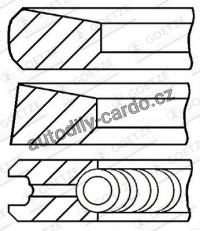 Sada pístních kroužků GOETZE 08-287100-00