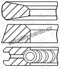 Sada pístních kroužků GOETZE 08-784800-00