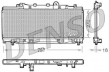 Chladič motoru DENSO (DE DRM09094)