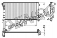Chladič motoru DENSO (DE DRM09085)