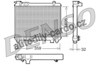 Chladič motoru DENSO (DE DRM09082)