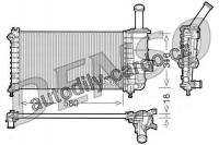 Chladič motoru DENSO (DE DRM09100)