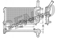 Chladič motoru DENSO (DE DRM09108)