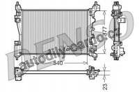 Chladič motoru DENSO (DE DRM09109)