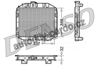 Chladič motoru DENSO (DE DRM10001)
