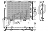 Chladič motoru DENSO (DE DRM17060)