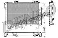 Chladič motoru DENSO (DE DRM17072)