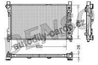 Chladič motoru DENSO (DE DRM17079)