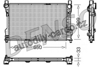 Chladič motoru DENSO (DE DRM17082)