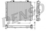 Chladič motoru DENSO (DE DRM17085)