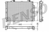 Chladič motoru DENSO (DE DRM17088)