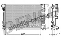 Chladič motoru DENSO (DE DRM17111)