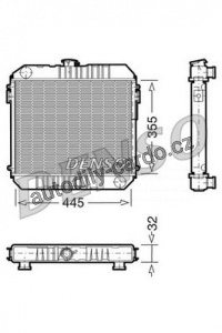 Chladič motoru DENSO (DE DRM20001)