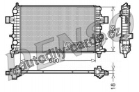 Chladič motoru DENSO (DE DRM20103)