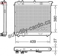 Chladič motoru DENSO (DE DRM21024)