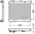 Chladič motoru DENSO (DE DRM21024)