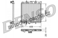 Chladič motoru DENSO (DE DRM21025)