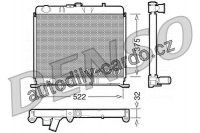 Chladič motoru DENSO (DE DRM21060)